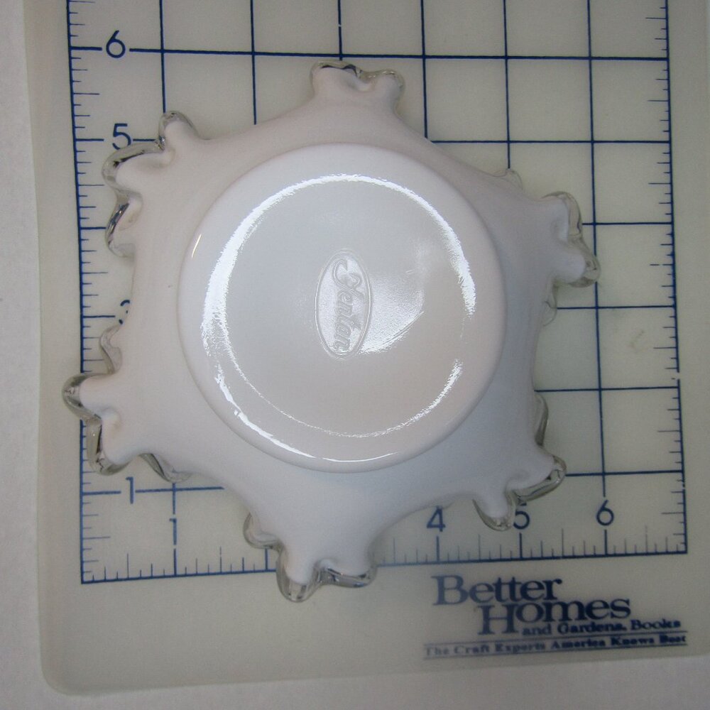 Fenton Silver Crest Ruffled Candy Dish - Picture 8 of 8